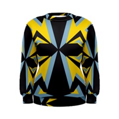 Abstract Pattern Geometric Backgrounds   Women s Sweatshirt by Eskimos