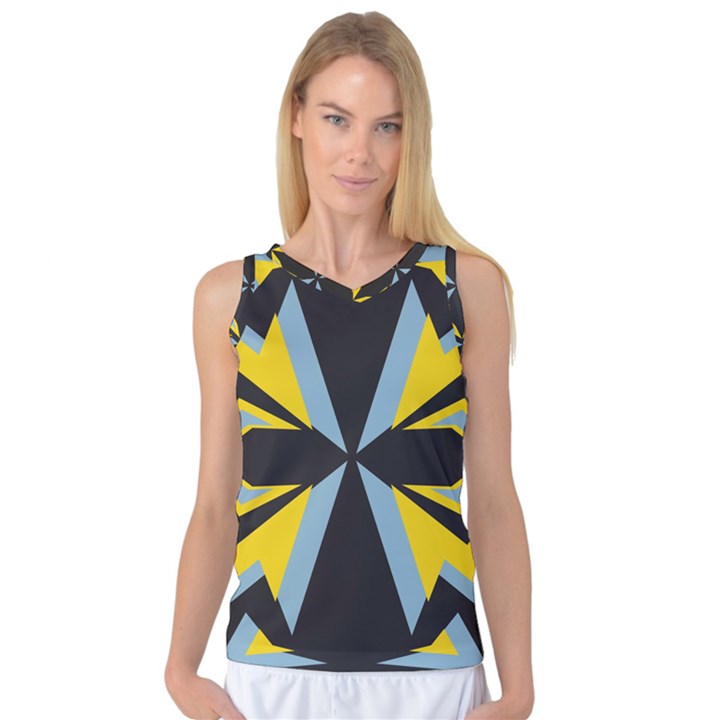 Abstract pattern geometric backgrounds   Women s Basketball Tank Top