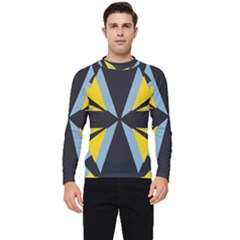 Abstract Pattern Geometric Backgrounds   Men s Long Sleeve Rash Guard