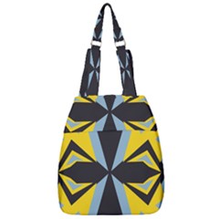 Abstract Pattern Geometric Backgrounds   Center Zip Backpack by Eskimos