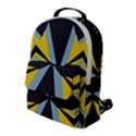 Abstract pattern geometric backgrounds   Flap Pocket Backpack (Large) View1