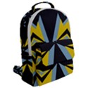 Abstract pattern geometric backgrounds   Flap Pocket Backpack (Large) View2