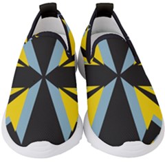 Abstract Pattern Geometric Backgrounds   Kids  Slip On Sneakers by Eskimos