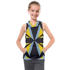 Abstract Pattern Geometric Backgrounds   Kids  Sleeveless Hoodie by Eskimos