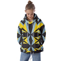 Abstract Pattern Geometric Backgrounds   Kids  Oversized Hoodie by Eskimos