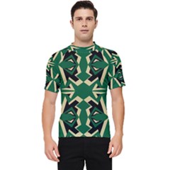 Abstract Pattern Geometric Backgrounds   Men s Short Sleeve Rash Guard