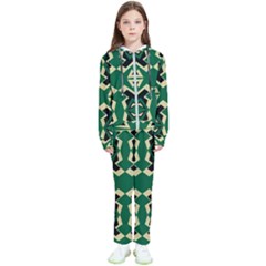 Abstract Pattern Geometric Backgrounds   Kids  Tracksuit