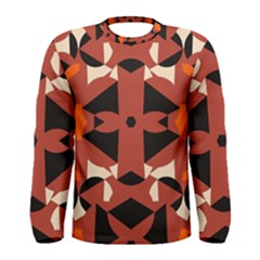 Abstract Pattern Geometric Backgrounds   Men s Long Sleeve Tee by Eskimos