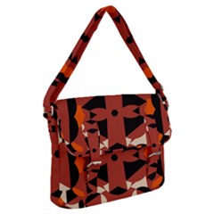 Abstract Pattern Geometric Backgrounds   Buckle Messenger Bag by Eskimos