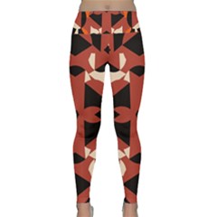 Abstract Pattern Geometric Backgrounds   Lightweight Velour Classic Yoga Leggings by Eskimos