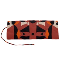 Abstract Pattern Geometric Backgrounds   Roll Up Canvas Pencil Holder (s) by Eskimos