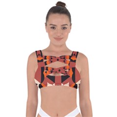 Abstract Pattern Geometric Backgrounds   Bandaged Up Bikini Top by Eskimos