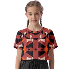 Abstract Pattern Geometric Backgrounds   Kids  Basic Tee by Eskimos