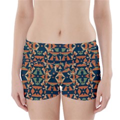 Abstract Pattern Geometric Backgrounds   Boyleg Bikini Wrap Bottoms by Eskimos