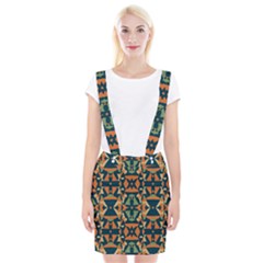 Abstract Pattern Geometric Backgrounds   Braces Suspender Skirt by Eskimos