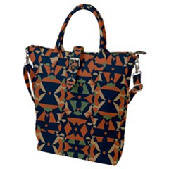 Abstract Pattern Geometric Backgrounds   Buckle Top Tote Bag by Eskimos