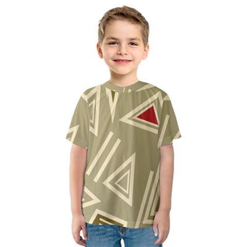 Abstract Pattern Geometric Backgrounds   Kids  Sport Mesh Tee by Eskimos