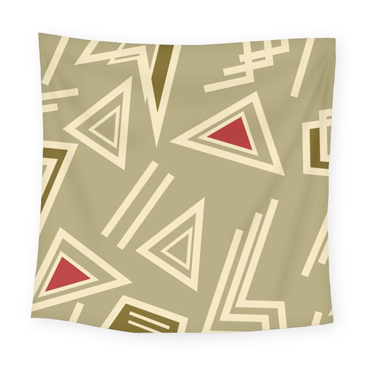 Abstract pattern geometric backgrounds   Square Tapestry (Large)