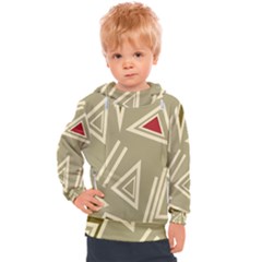 Abstract Pattern Geometric Backgrounds   Kids  Hooded Pullover by Eskimos