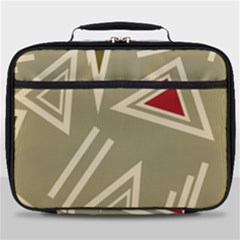 Abstract Pattern Geometric Backgrounds   Full Print Lunch Bag by Eskimos