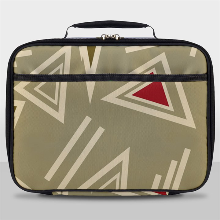 Abstract pattern geometric backgrounds   Full Print Lunch Bag