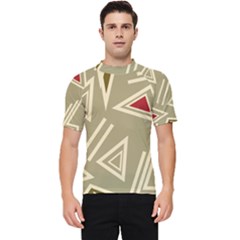 Abstract Pattern Geometric Backgrounds   Men s Short Sleeve Rash Guard by Eskimos