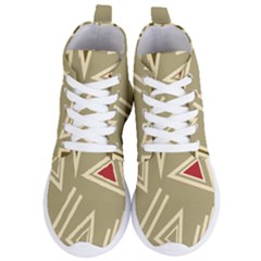 Abstract Pattern Geometric Backgrounds   Women s Lightweight High Top Sneakers by Eskimos