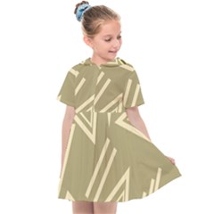 Abstract Pattern Geometric Backgrounds   Kids  Sailor Dress