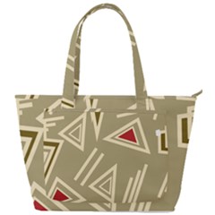 Abstract Pattern Geometric Backgrounds   Back Pocket Shoulder Bag 