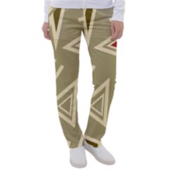 Abstract Pattern Geometric Backgrounds   Women s Casual Pants