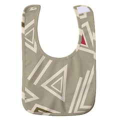 Abstract Pattern Geometric Backgrounds   Baby Bib by Eskimos