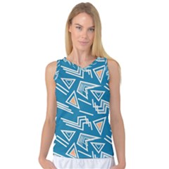 Abstract Pattern Geometric Backgrounds   Women s Basketball Tank Top by Eskimos