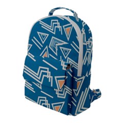 Abstract Pattern Geometric Backgrounds   Flap Pocket Backpack (large) by Eskimos