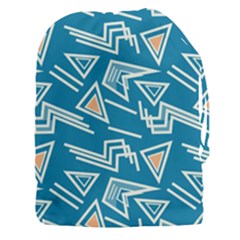 Abstract Pattern Geometric Backgrounds   Drawstring Pouch (3xl) by Eskimos