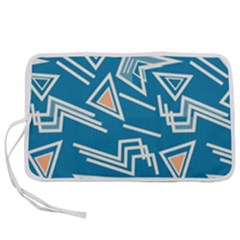 Abstract Pattern Geometric Backgrounds   Pen Storage Case (m) by Eskimos