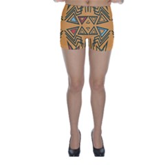 Abstract Pattern Geometric Backgrounds   Skinny Shorts by Eskimos