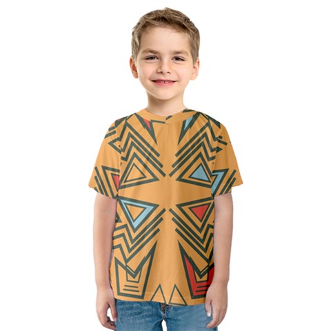 Abstract Pattern Geometric Backgrounds   Kids  Sport Mesh Tee by Eskimos