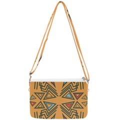 Abstract Pattern Geometric Backgrounds   Double Gusset Crossbody Bag by Eskimos