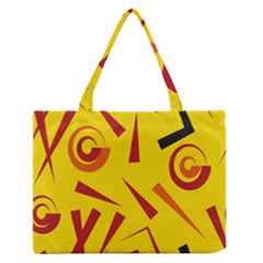 Abstract Pattern Geometric Backgrounds   Zipper Medium Tote Bag by Eskimos