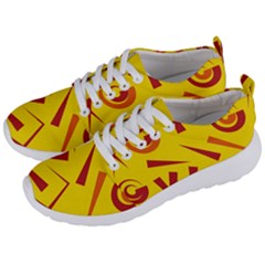 Abstract Pattern Geometric Backgrounds   Men s Lightweight Sports Shoes by Eskimos