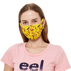 Abstract Pattern Geometric Backgrounds   Crease Cloth Face Mask (adult) by Eskimos