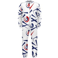 Abstract Pattern Geometric Backgrounds   Onepiece Jumpsuit (men) by Eskimos