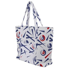 Abstract Pattern Geometric Backgrounds   Zip Up Canvas Bag by Eskimos