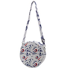 Abstract Pattern Geometric Backgrounds   Crossbody Circle Bag by Eskimos