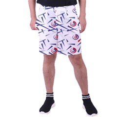 Abstract Pattern Geometric Backgrounds   Men s Pocket Shorts