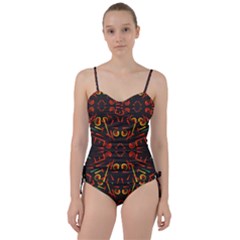 Abstract Pattern Geometric Backgrounds   Sweetheart Tankini Set by Eskimos