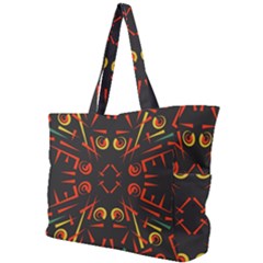 Abstract Pattern Geometric Backgrounds   Simple Shoulder Bag by Eskimos