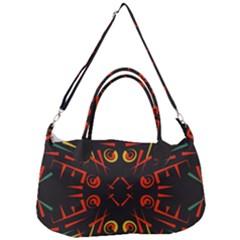 Abstract Pattern Geometric Backgrounds   Removal Strap Handbag by Eskimos