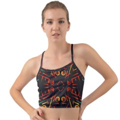 Abstract Pattern Geometric Backgrounds   Mini Tank Bikini Top by Eskimos