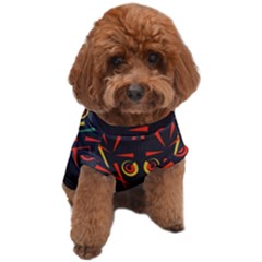 Abstract Pattern Geometric Backgrounds   Dog T-shirt by Eskimos